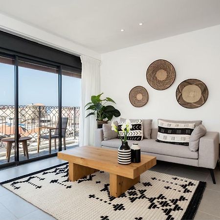 Duplex With Sea View Terrace Above The Flea Market Тель-Авів Екстер'єр фото