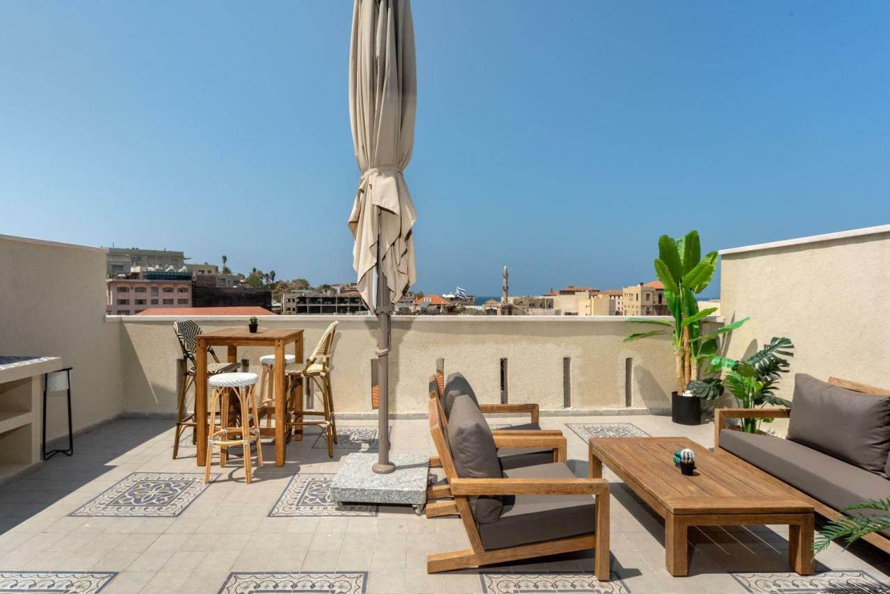 Duplex With Sea View Terrace Above The Flea Market Тель-Авів Екстер'єр фото